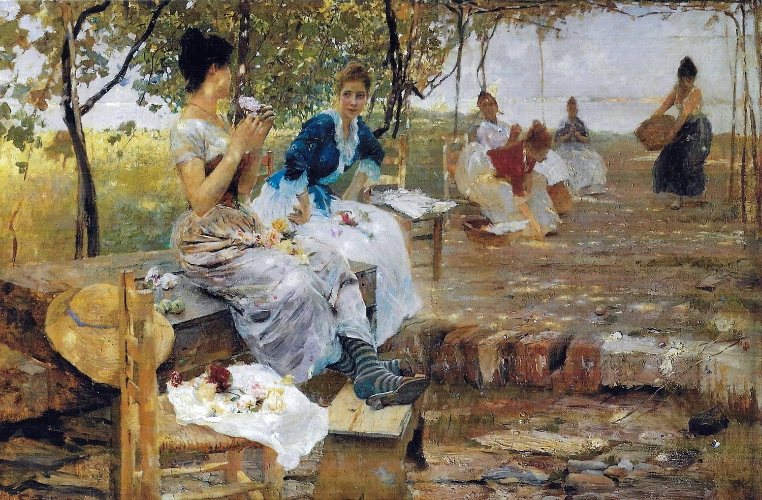 177-Ettore Tito-Raggi di sole-1892 